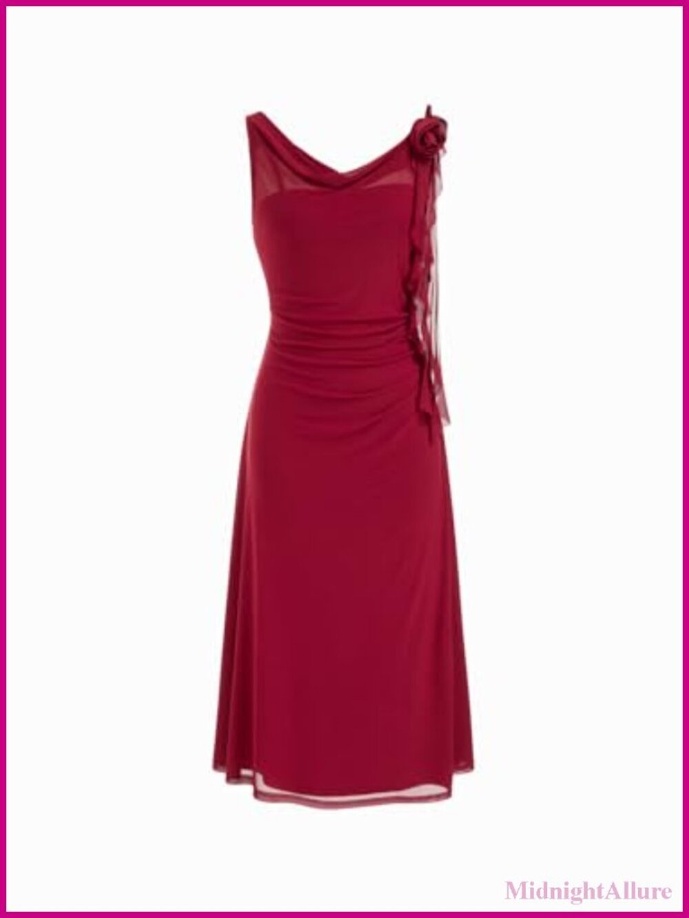 Formal Wedding Guest Dress Floral Mesh Ruffle Cocktail Summer Maxi Dress